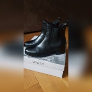 Nowe czarne sztyblety VENEZIA pearl 1805 rozm.37
