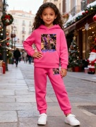 Komplet Dziewczęcy Dres Kpop Demon Hunters Huntrix Rozmiar 120