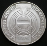 Austria 100 schilling 1975 - Staatsvertrag - srebro - stan 1/2