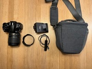 Aparat Nikon D3200, obiektyw 18-105 + akcesoria