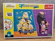 Puzzle Trefl Crazy Shapes Junior „Minionki” 160 elementów 6+