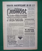 Dodatek do Tygodnika JEDNOŚĆ nr 3 z 23 I 1981