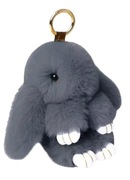 Słodki brelok puszysty królik króliczek