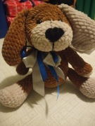 Rękodzieło, miś piesek, szczeniak, handmade