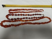 Stare naszyjniki z bursztynu