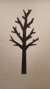 Wieszak metalowy ścienny Drzewo WIE113 130 cm