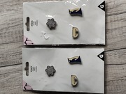 Zestaw spinki przypinki do garnituru koszul piny 6szt