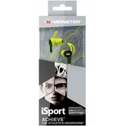 Słuchawki dokanałowe Monster ISPORT ACHIEVE GREEN