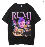 Koszulka 2025 Hot Cartoon KPop Demon Hunters Tiger Harajuku streetwear Y2k