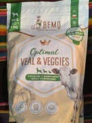 Bemo Cielęcina z indykiem i warzywami Optimal S/M | M/L 1kg - sucha karma