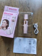 Nowy depilator / epilator do twarzy i ciała USB z diodą LED – Różowy