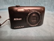 Czarny Nikon Coolpix S3600. Sprawny i ładny.
