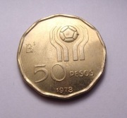 Argentyna 50 pesos 1978 Okolicznościowa! PIĘKNA!