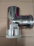 Trójnik z deklem turbo 90/80/125