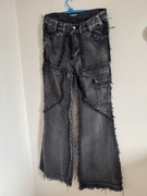 Spodnie jeansowe No Faith Studios – rozmiar M | Streetwear / Cargo