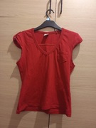 Koszulka bluzka t-shirt damski z krótkim rękawem