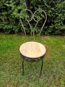 Krzesła ogrodowe kute