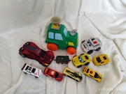 Zestaw pojazdów auta samochody resoraki