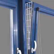 Trixie plastikowa kratka zabezpieczająca do okna boczna biała