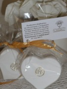 serduszka hostie podziękowania na komunię IHS