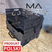 grill ogrodowy składany blacha 3mm motyw "jeleń"