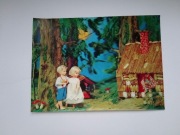 Bajka JAŚ i MAŁGOSIA - pocztówka trójwymiarowa 3D