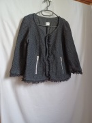 Czarny blazer 38/M Belair kurteczka żakiet narzutka