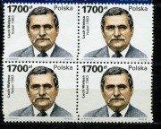 Znaczki pocztowe -  POLSKA; 1990 Fi: 3152 czworoblok