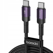 kabel USB-C toocki 1m 100W PD QC  PRZECENA 37,5%!
