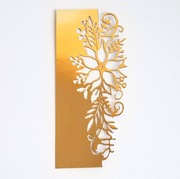 Scrapki Papierowe - Boże Narodzenie Panel ażur Poinsecja.