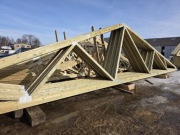 Wiązary dachowe w gotowych pakietach 10 sztuk 8m