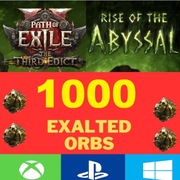 POE2 1000 EXALTED ORB PATH OF EXILE 2 THIRD EDICT LIGA RISE OF THE ABYSSAL