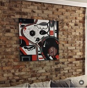 Obraz abstrakcja 100x100