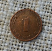 Niemcy RFN 1 pfennig 1991 F