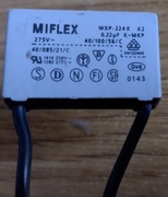 Kable i filtr kondensator przeciwzakluceniowy WXP-224K X2.