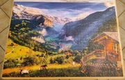 Puzzle ułożone 1000el 68x48cm widok góry RADOM