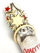 OBRĄCZKA OBRĘCZ NA SERWETKĘ RING DREWNIANY 