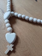 Różaniec drewniany