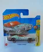 HOT WHEELS '71 DODGE CHARGER 109/250 używany HW ART CARS szary