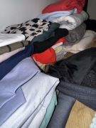 Ogromny worek ubrań / nowe z metkami / stan bardzo dobry / męskie i damskie