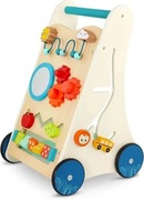 B.Toys Drewniany chodzik-pchacz edukacyjny Walk n Learn 