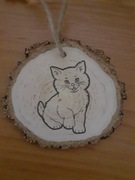 zawieszka dekoracja dla dzieci. Kotek.