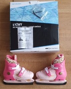 Łyżwy regulowane 29-32 różowe Martes