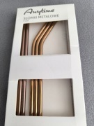 Zestaw metalowych słomek anytime