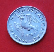 10  Fillerów 1970 r  -   BP  Węgry   Gołąb    Stan menniczy !!!