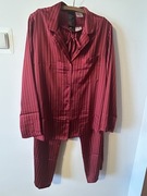 H&M satynowa piżama spodnie plus koszula nowa rozm.M/176 over size