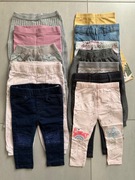 Zestaw spodni dziewczęcych – rozmiar 74–80 | 12 szt.