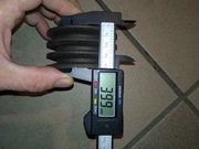 Koło pasowe klinowe 80mm 4 paski