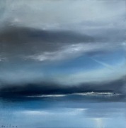 Obraz olejny pejzaż krajobraz Miluz subtelny