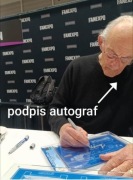 Back To The Future Folia Srebrna autograf Christopher Lloyd Certyfikat